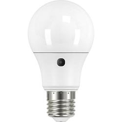 Foto van Lightme lm85166 led-lamp energielabel f (a - g) e27 peer 9.5 w = 60 w warmwit (ø x l) 60 mm x 120 mm incl. daglichtsensor 1 stuk(s)