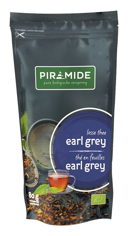 Foto van Piramide losse thee earl grey