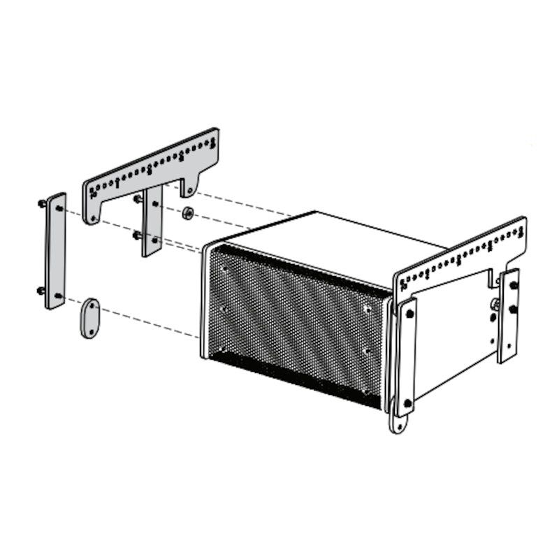 Foto van Electro-voice x12i-grid-w grid voor line array van x1i of x2i luidsprekers