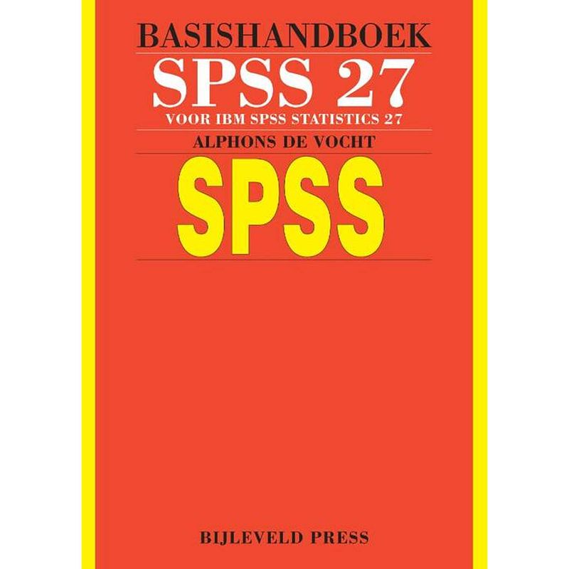 Foto van Basishandboek spss 27