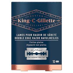 Foto van Gillette king c double edge scheermesjes navulling