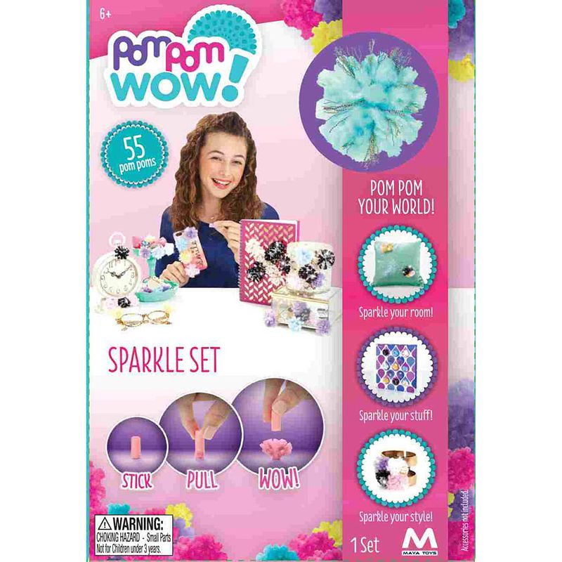 Foto van Pom pom wow sparkle set