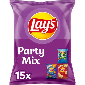 Foto van Lay'ss party mix chips 15 uitdeelzakjes 3 smaken bij jumbo