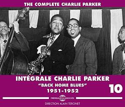 Foto van 'sintégrale charlie parker vol. 10: 'sback home blues's (1951-1952)'s - cd (3561302134024)