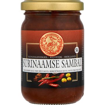 Foto van Koningsvogel surinaamse sambal 200g bij jumbo