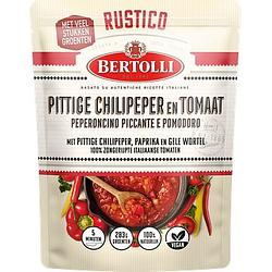 Foto van Bertolli pittige chilipeper en tomaat 300g bij jumbo