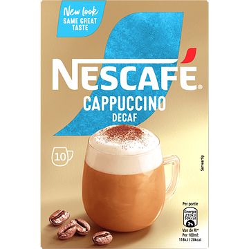 Foto van Nescafe gold cappuccino decaf oploskoffie 6 x 10 zakjes bij jumbo