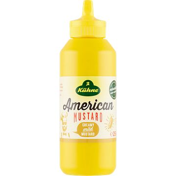 Foto van Kuhne american mustard creamy mild 255g bij jumbo