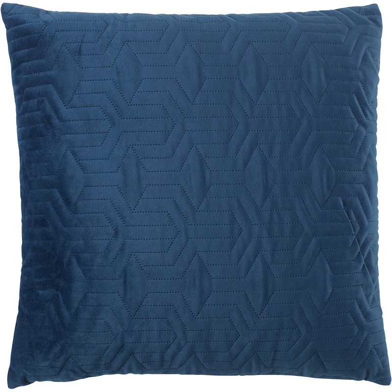 Foto van Dutch decor joan - sierkussen blauw 45x45 cm - blauw