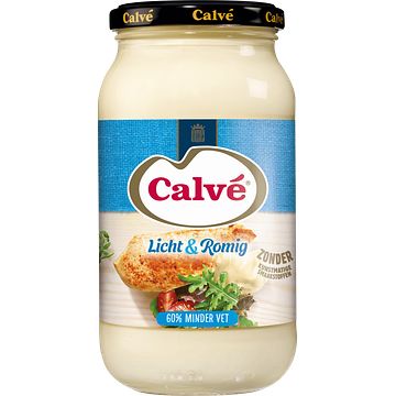 Foto van Calve mayonaise licht & romig pot 450ml bij jumbo