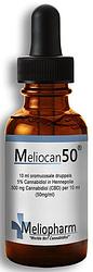 Foto van Meliopharm meliocan50 cbd olie 5%