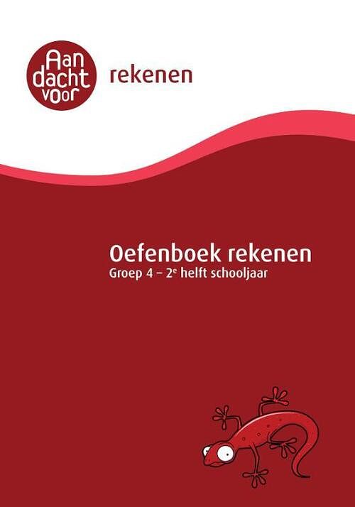 Foto van Rekenen groep 4 oefenboek - 2e helft schooljaar - paperback (9789490988371)