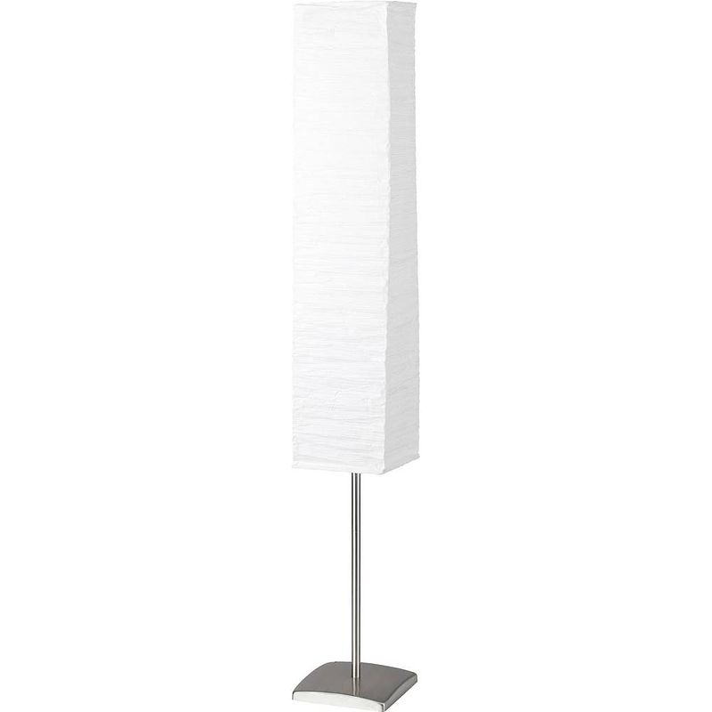 Foto van Brilliant nerva 92603/75 staande lamp led e14 80 w titaan, wit