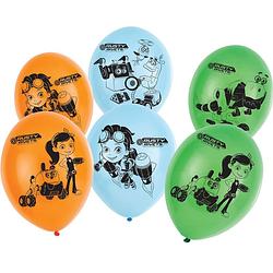 Foto van Nickelodeon ballonnen rusty rivets 28 cm 6 stuks multicolor