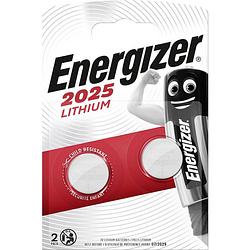 Foto van Energizer knoopcel cr2025, blister van 2 stuks