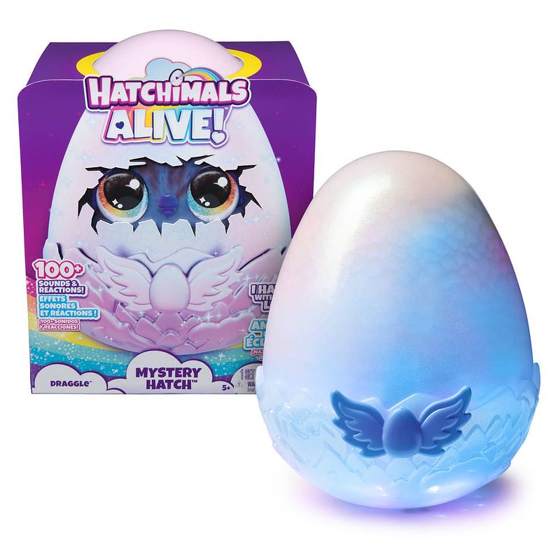 Foto van Hatchimals alive mystery hatch draggle