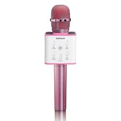 Foto van Karaoke microfoon met bluetooth® en ingebouwde speakers lenco bmc-80 pink roze