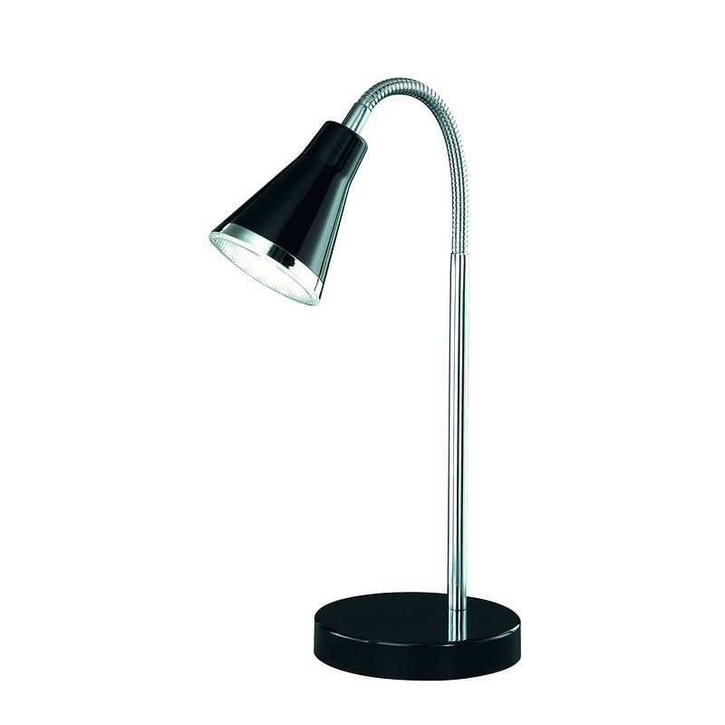 Foto van Moderne tafellamp arras - kunststof - zwart