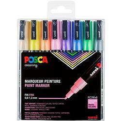 Foto van Uni posca stiften pastel colors pc3m 0.9-1.3 mm lijn