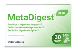 Foto van Metagenics metadigest keto capsules