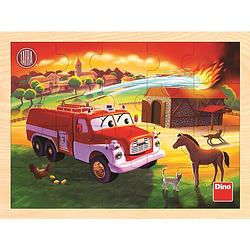 Foto van Dino houten puzzel tatra brandweer20pieces