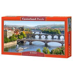 Foto van Castorland puzzel vltava bridges in prague - 4000 stukjes