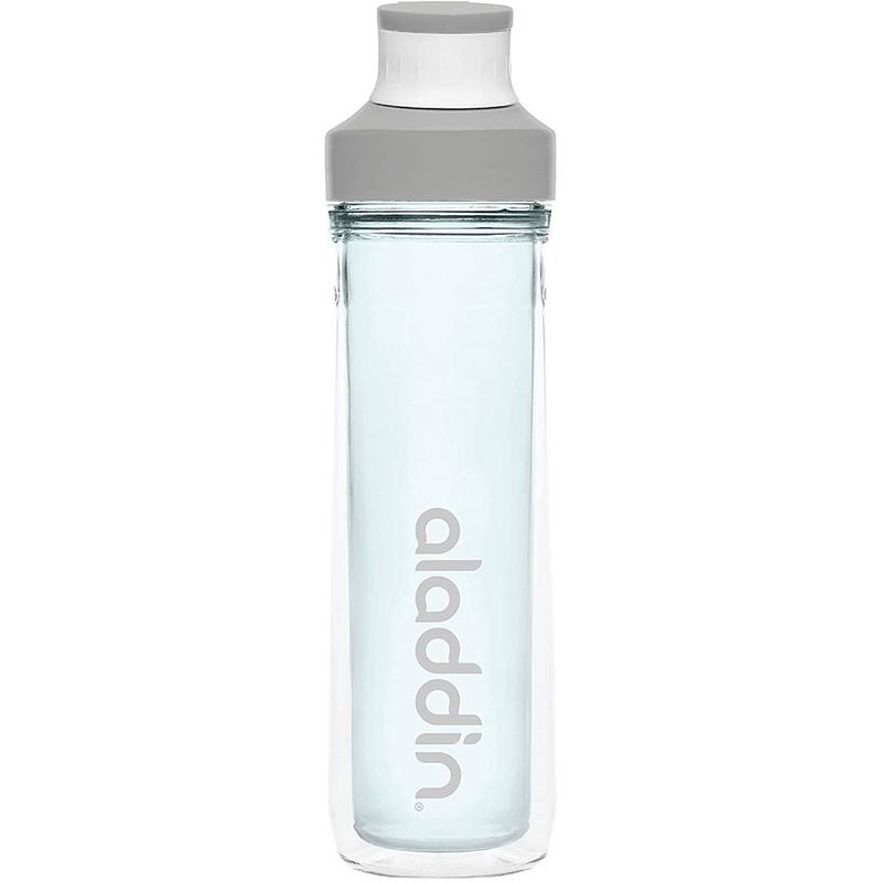 Foto van Aladdin waterfles active hydration dubbelwandig 500 ml wit