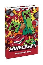 Foto van Minecraft schoolagenda - 2023 - 2024 - hardcover (9789464324884)