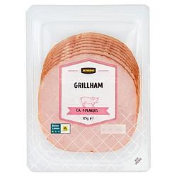 Foto van 2 voor € 4,50 | jumbo grillham 125g aanbieding bij jumbo