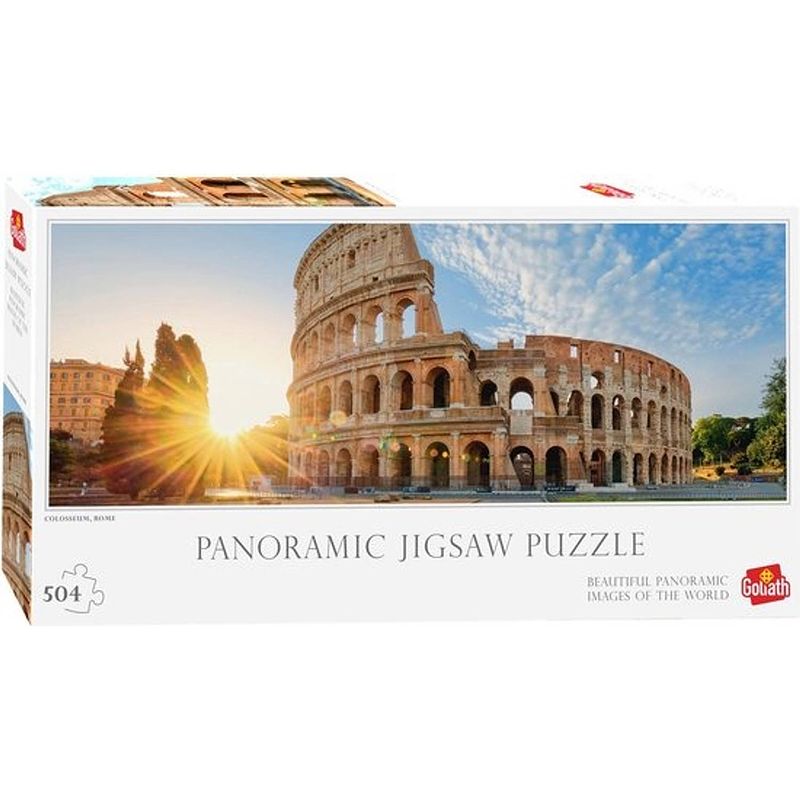 Foto van Goliath panorama puzzle colosseum 504 stukjes