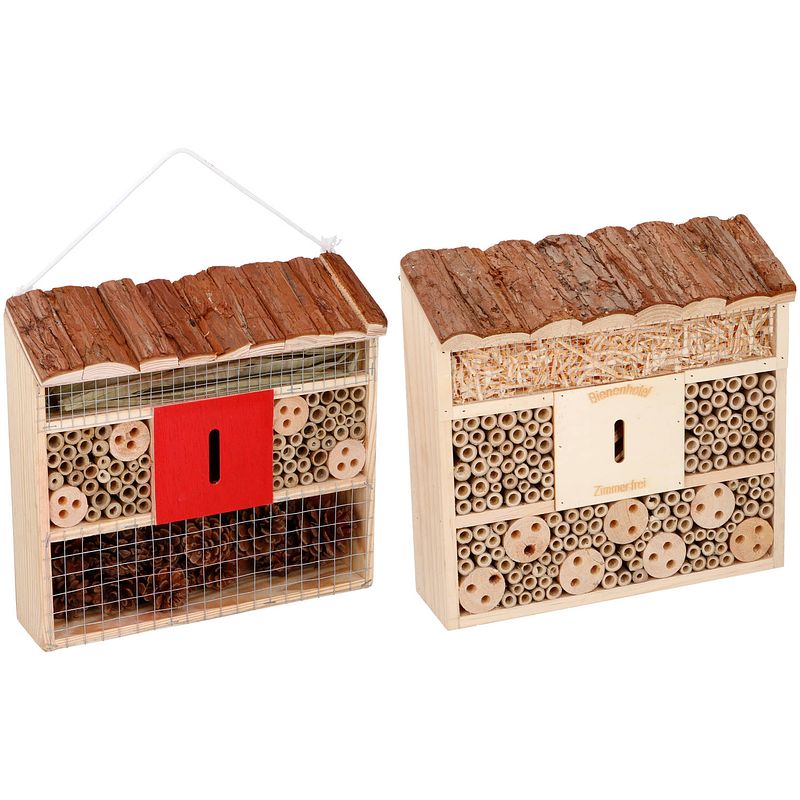 Foto van Lifetime garden insectenhotel - hout - 30 x 10 x 28 cm