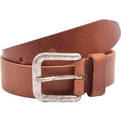 Foto van Kinderriem - riemen - cognac- 3 cm - unisex - 100% leren - leder - riem maat 75