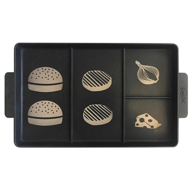 Foto van Cookut burger chef grillplaat voor hamburgers 40x23x3cm