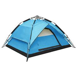 Foto van Vidaxl tent pop-up 2-3 persoons 240x210x140 cm blauw