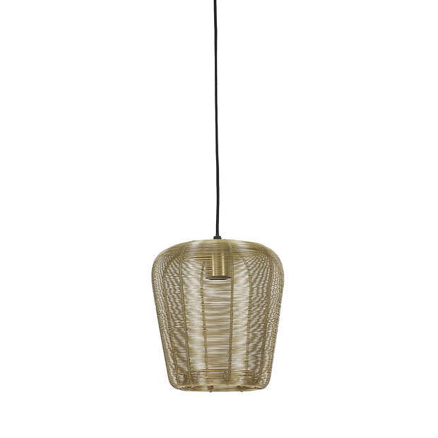 Foto van Light & living - hanglamp adeta - 23x23x25 - goud