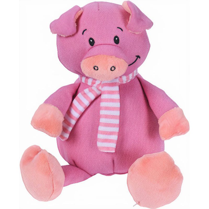 Foto van Free and easy knuffelvarken 25 cm pluche roze