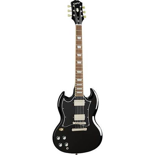 Foto van Epiphone sg standard ebony lh linkshandige elektrische gitaar