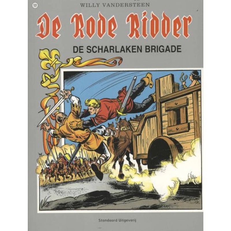 Foto van De scharlaken brigade - de rode ridder