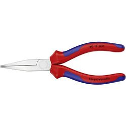 Foto van Knipex 30 15 160 elektronica en fijnmechanica platte tang recht 160 mm