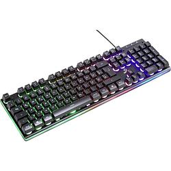 Foto van Renkforce rf-gmk-150 gaming-toetsenbord usb verlicht qwertz, duits, windows zwart