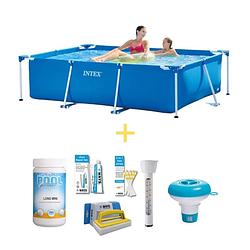 Foto van Intex zwembad - frame pool - 220 x 150 x 60 cm - inclusief ways onderhoudspakket