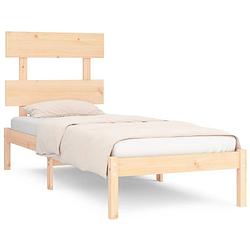 Foto van Vidaxl bedframe massief hout 90x200 cm