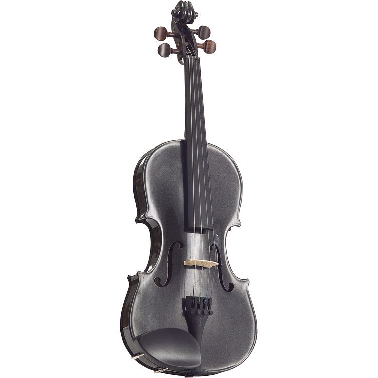 Foto van Stentor sr1401 harlequin 1/2 black akoestische viool inclusief koffer en strijkstok