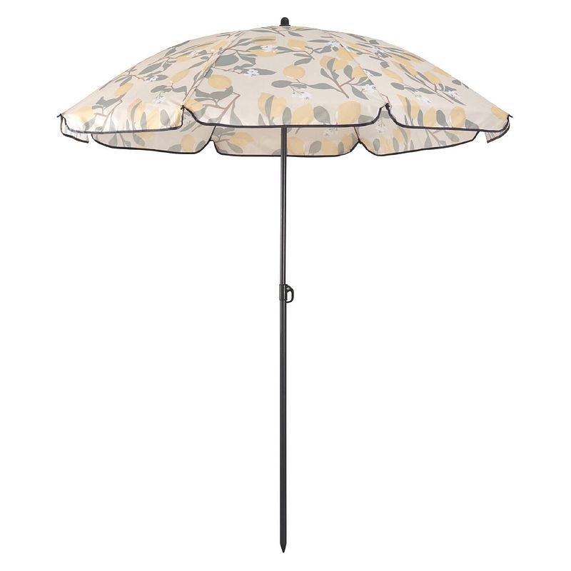 Foto van Outfit strand parasol - ø160 cm - citroenen