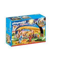 Foto van Playmobil christmas kerststal met heldere ster 9494