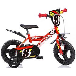 Foto van Kinderfiets dino bikes pro-cross rood 12 inch kinderfiets dinobikes