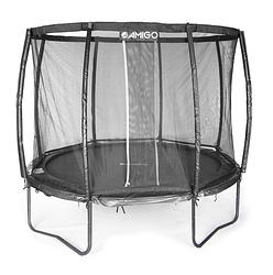 Foto van Amigo trampoline deluxe met veiligheidsnet 305 cm zwart