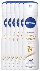 Foto van Nivea stress protect deodorant spray voordeelverpakking