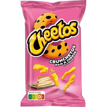 Foto van Cheetos crunchetos ham & kaas chips 110gr bij jumbo