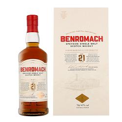 Foto van Benromach 21 years 70cl whisky + giftbox
